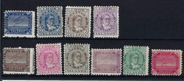 Image of Cook Islands SG 11ba/20a MM British Commonwealth Stamp